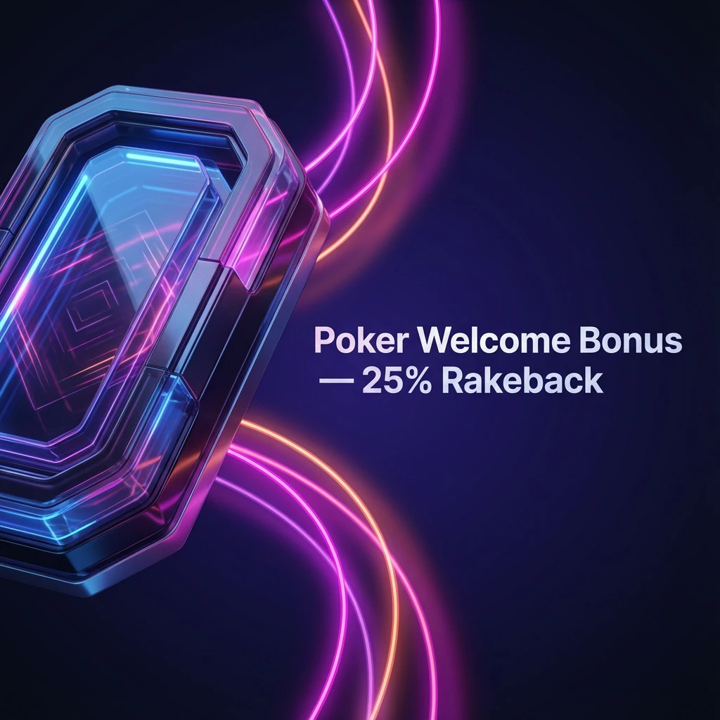 Poker Welcome Bonus - 25% Rakeback